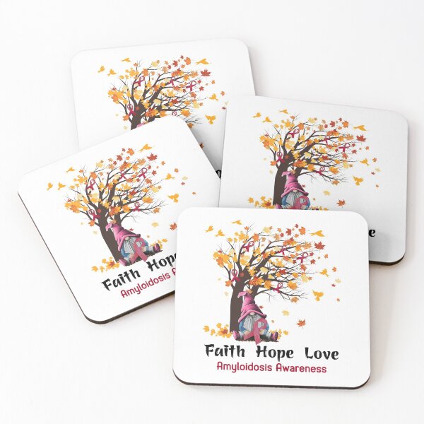 Item preview, Amyloidosis Awareness Faith Hope Love designed and sold by GennieShop.