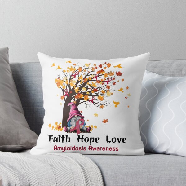 Item preview, Amyloidosis Awareness Faith Hope Love designed and sold by GennieShop.