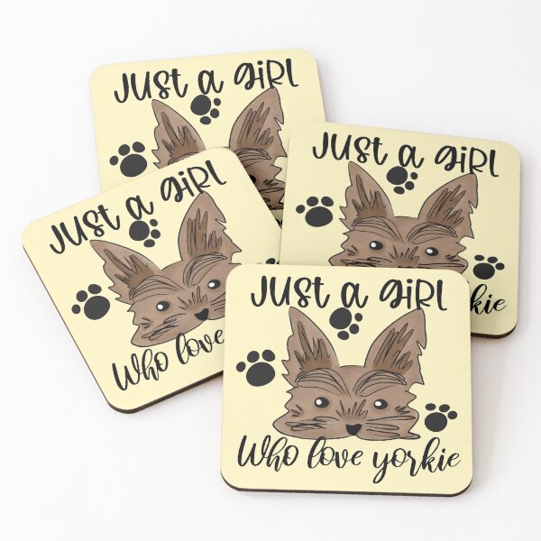 Item preview, Just a Girl Who Loves Yorkies for I designed and sold by dalypdesign.
