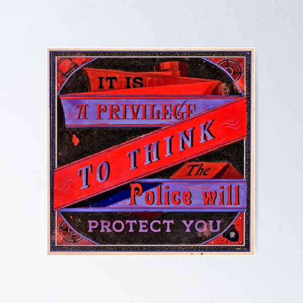 Item preview, Police privilege – ACAB Poster designed and sold by Loki Propagandart.