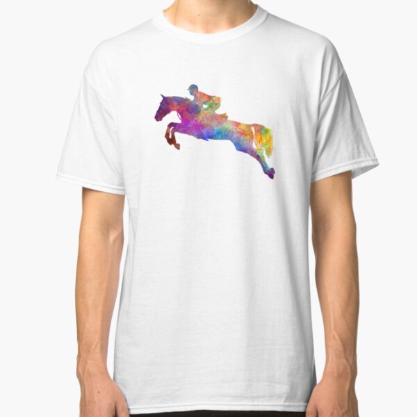 Horse show 06 in watercolor Classic T-Shirt