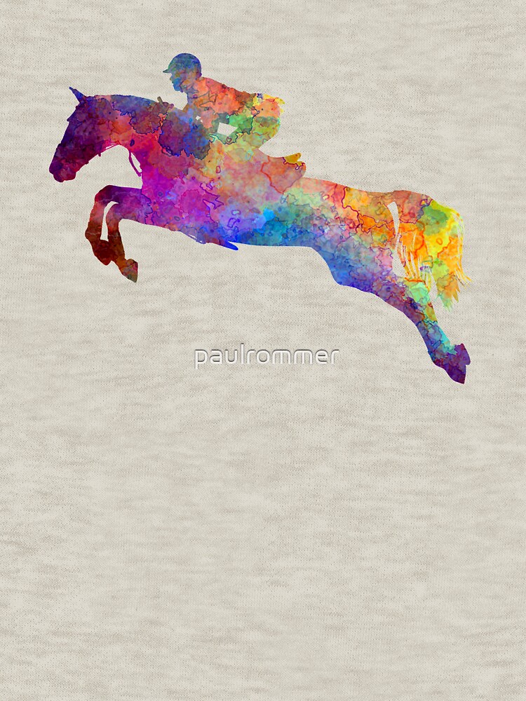 Horse show 06 in watercolor by paulrommer
