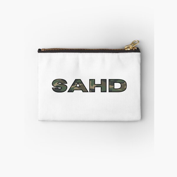 Item preview, Stay At Home Dad SAHD Green Woodland Camo (Black Outline Design) designed and sold by modernfamgear.