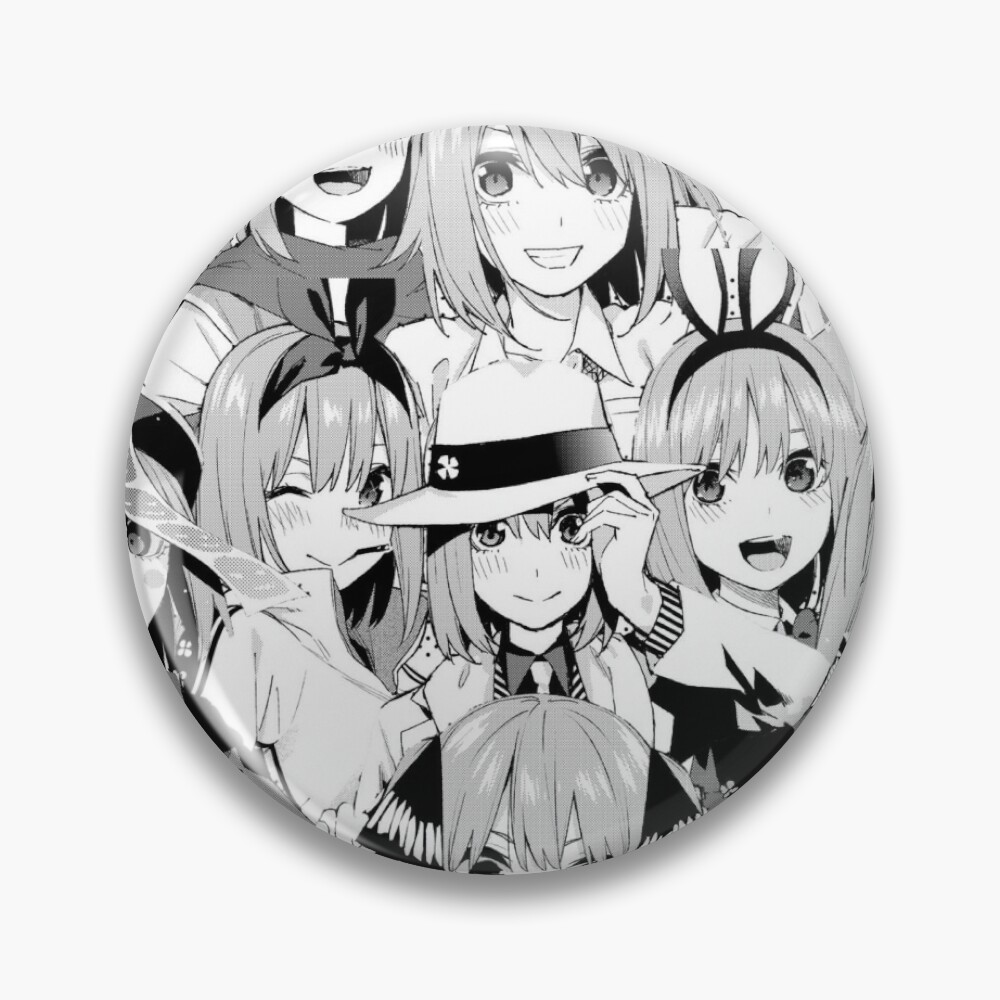 The Quintessential Quintuplets Anime Brooches for Packback 5-toubun No  Hanayome Badge Ichika Nino Miku Yotsuba Nakano Itsuki Pin