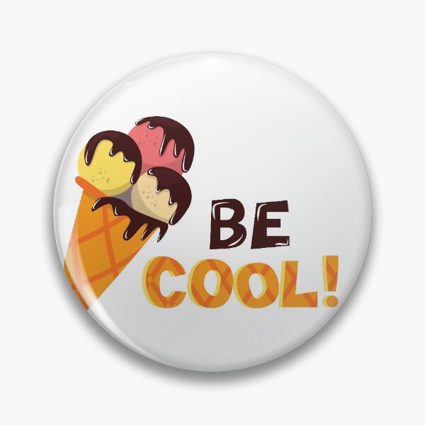 Item preview, Be Cool! Cute typography quote with ice cream designed and sold by lenoleum.