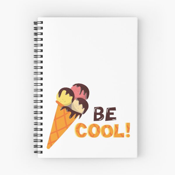 Item preview, Be Cool! Cute typography quote with ice cream designed and sold by lenoleum.