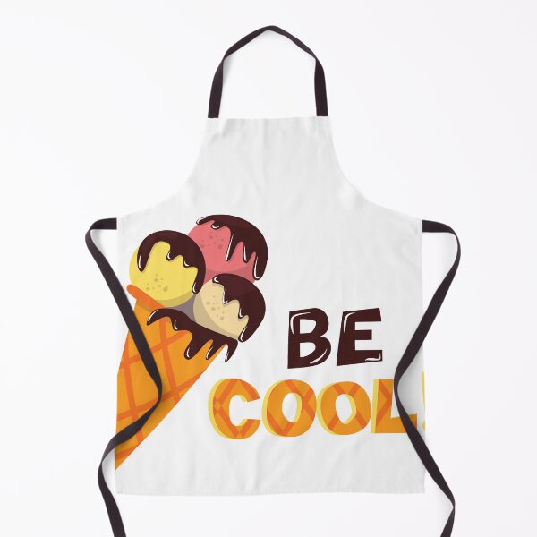 Item preview, Be Cool! Cute typography quote with ice cream designed and sold by lenoleum.