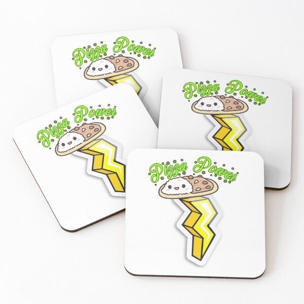 Item preview, Pizza power Sticker for pizza lovers designed and sold by lalitkumar18.