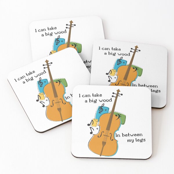 Item preview, Cellist Pick up line - I Can Take A Big Wood In Between My Legs designed and sold by Nangka.