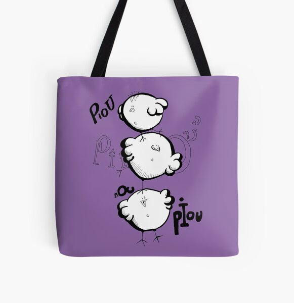 Chicken All Over Print Tote Bag