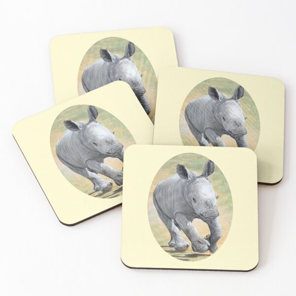 Item preview, Baby Rhino (yellow) designed and sold by SandraWarmerdam.