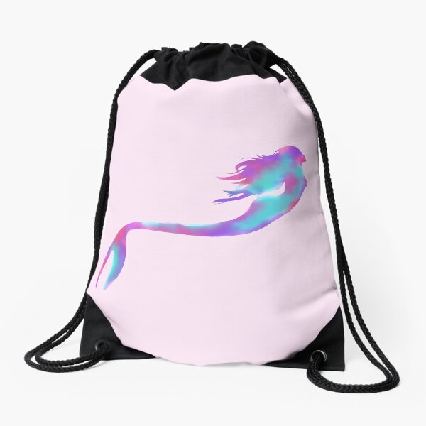 Turquoise Fish scale - Drawstring bag – T SEA I - ART