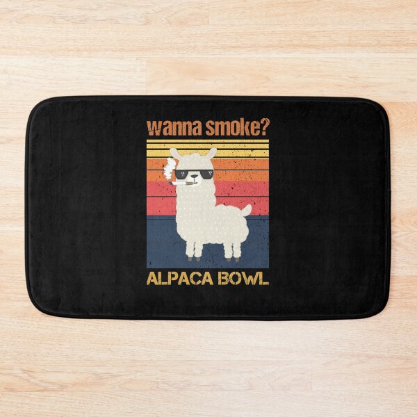 Item preview, wanna smoke alpaca bowl designed and sold by 3colors3.