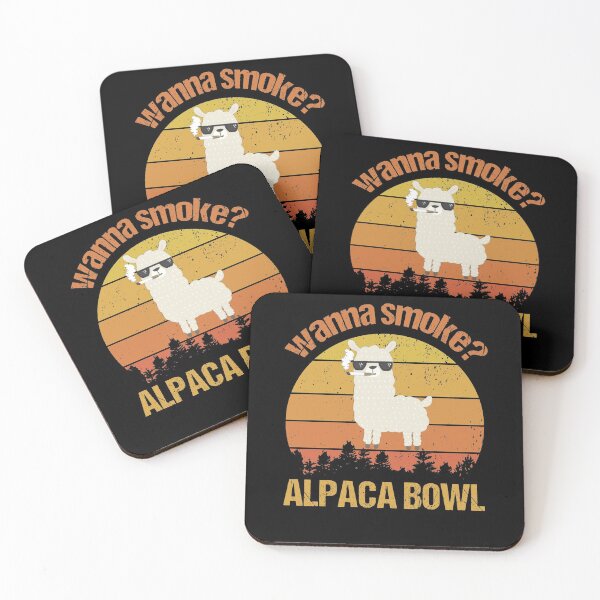 Item preview, wanna smoke alpaca bowl designed and sold by 3colors3.
