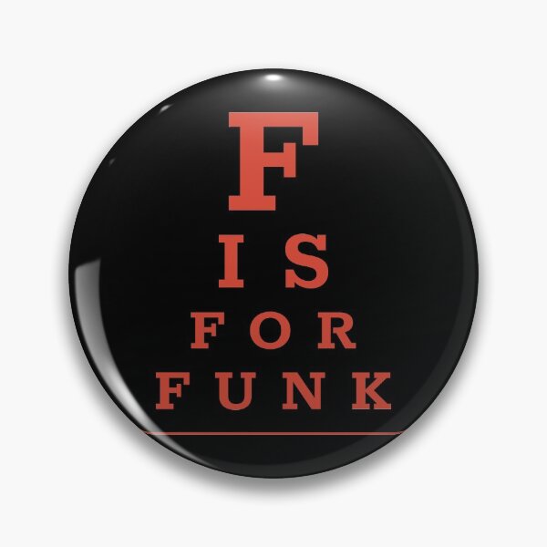 Item preview, Pop culture eye chart - F is for funk designed and sold by Popalt.