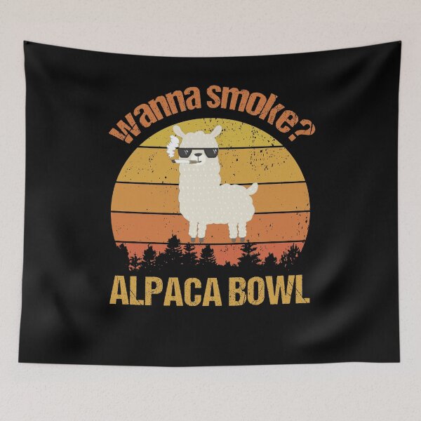 Item preview, wanna smoke alpaca bowl designed and sold by 3colors3.