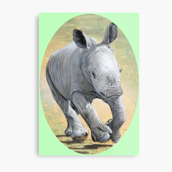 Item preview, Baby Rhino (green) designed and sold by SandraWarmerdam.