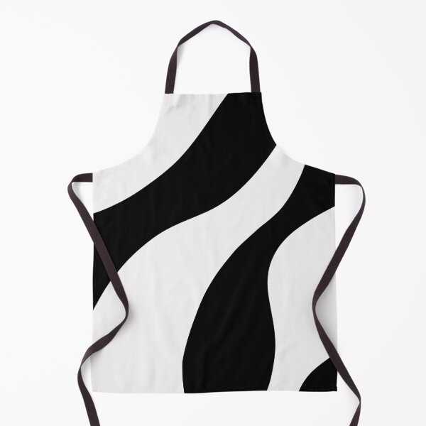 Item preview, Black and White Wavy Pattern designed and sold by WoollyOrbit2000.