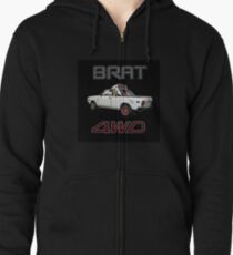 Subaru Brat Zipped Hoodie