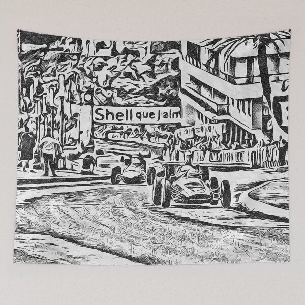 Item preview, F1 Monaco 1962 Launch Poster - Classic Grand Prix Racing Art designed and sold by Road To Track.