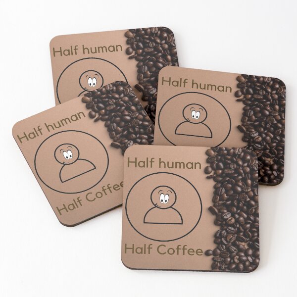Item preview, Half human half coffee designed and sold by greentiger1.
