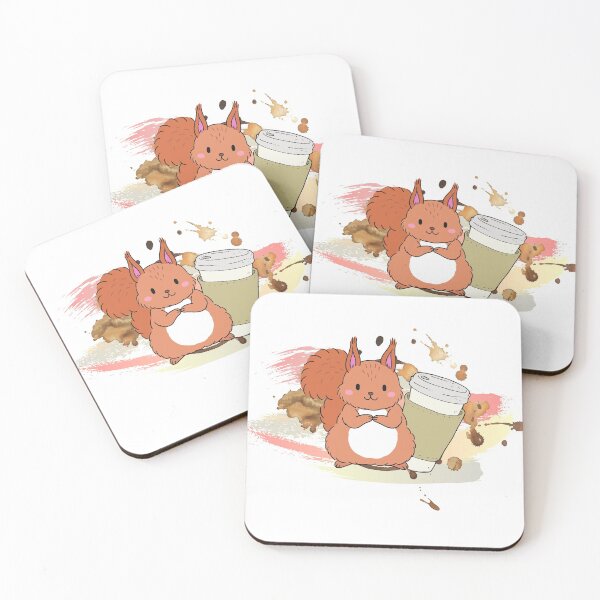 Item preview, Squirrel and Coffee designed and sold by hexchen09.