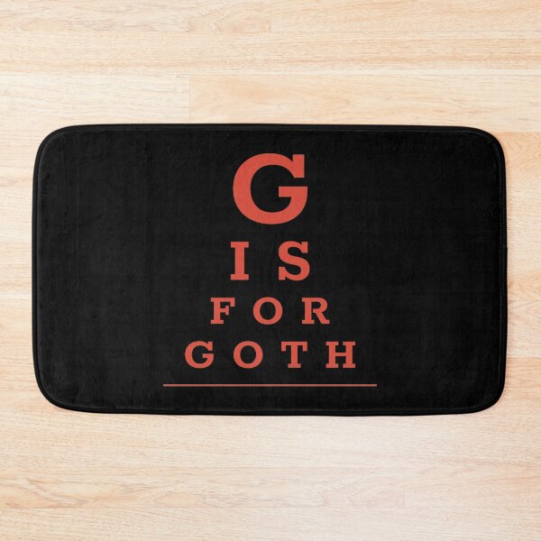 Item preview, Pop culture eye chart - G is for goth  designed and sold by Popalt.