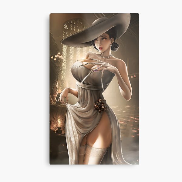Alcina Dimitrescu RN evil Metal Print