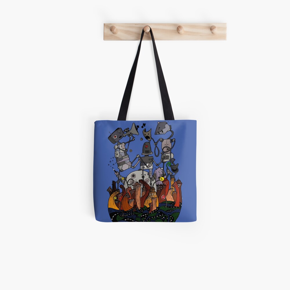 Big robots Tote Bag
