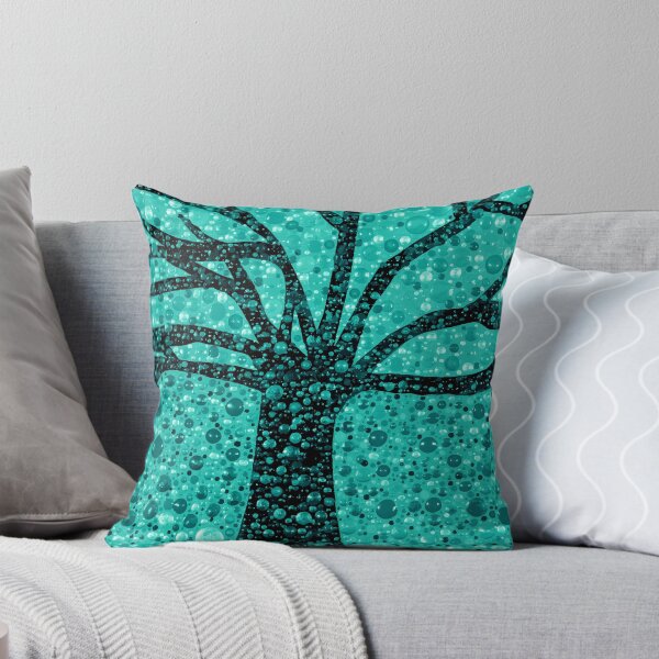 Item preview, Path of Life - Monochrome Teal designed and sold by Amy Diener.