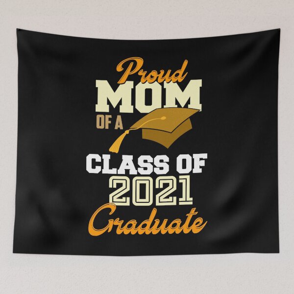 Item preview, Proud mom of a class of 2021 graduate T-Shirt designed and sold by TopDesignArt.