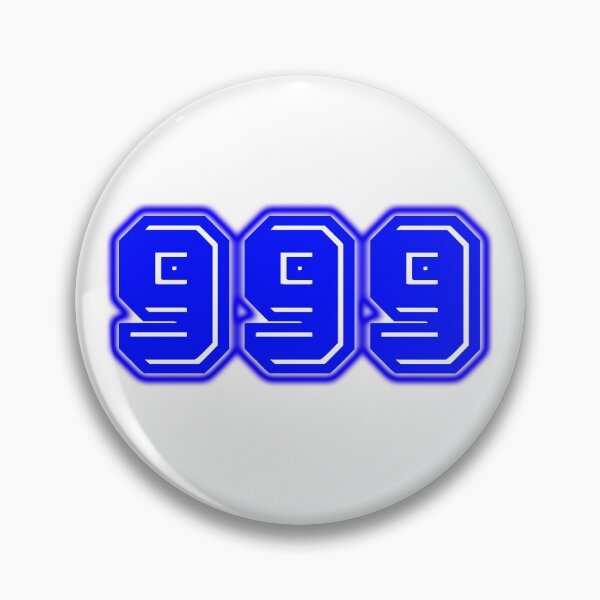 Item preview, Blue Number 999 designed and sold by sport-blue.