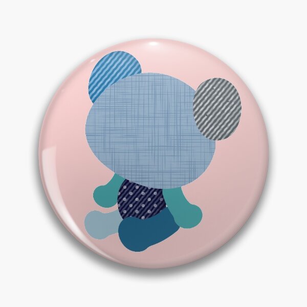 Artikelvorschau, Blue Denim Jeans Karomuster Patch Bär Puppe entworfen und verkauft von Queengood.