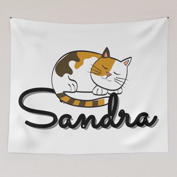 Item preview, Sandra cat lover | amazing cat lover Sandra designed and sold by DeltaWhiskey-.
