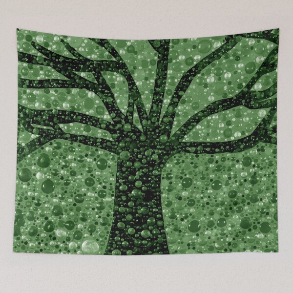 Item preview, Path of Life - Monochrome Green designed and sold by Amy Diener.