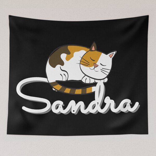 Item preview, Sandra cat lover | amazing cat lover Sandra designed and sold by DeltaWhiskey-.