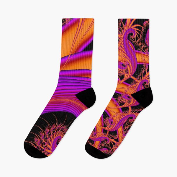 Item preview, Amber and Violet Splendour | Fabulous Fractal Pattern | Classy Fractals designed and sold by JillyJ05.