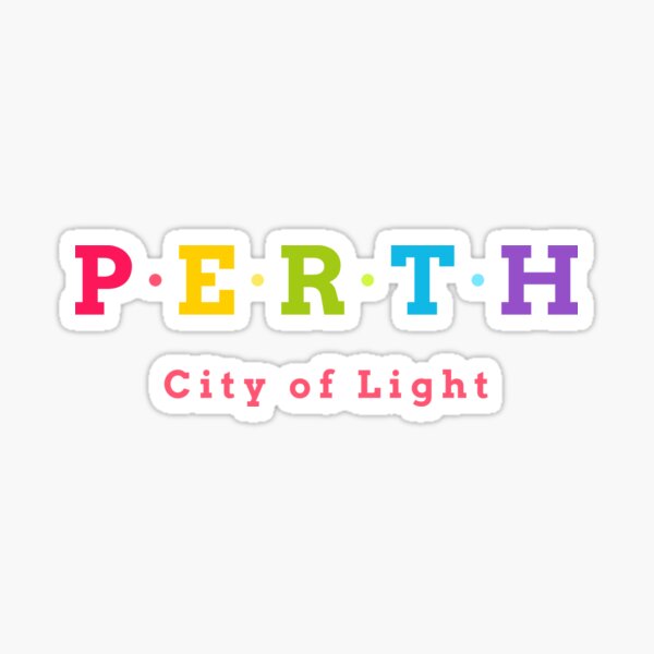 Item preview, Perth, Australia, City of Light designed and sold by Koolstudio.