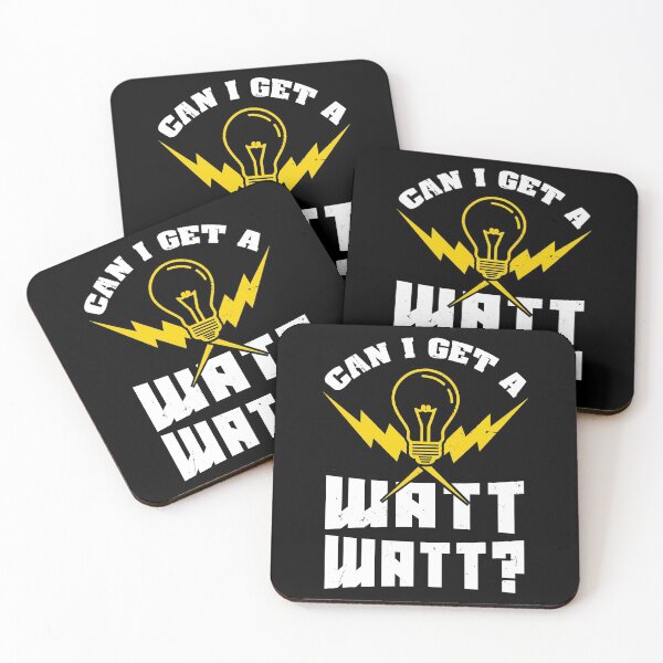 Item preview, Can I get a watt watt? Funny Electrician designed and sold by shirtbubble.