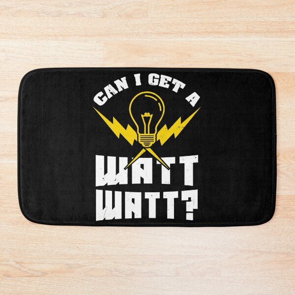 Item preview, Can I get a watt watt? Funny Electrician designed and sold by shirtbubble.