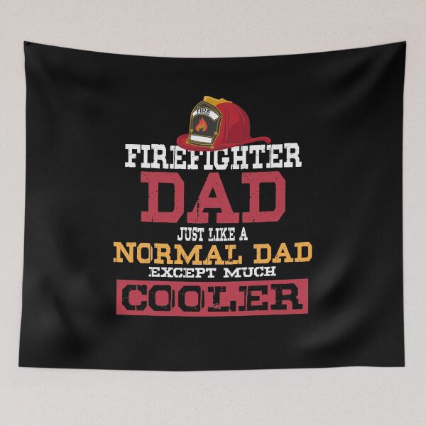 Item preview, Cool Firefighter Dad designed and sold by shirtbubble.