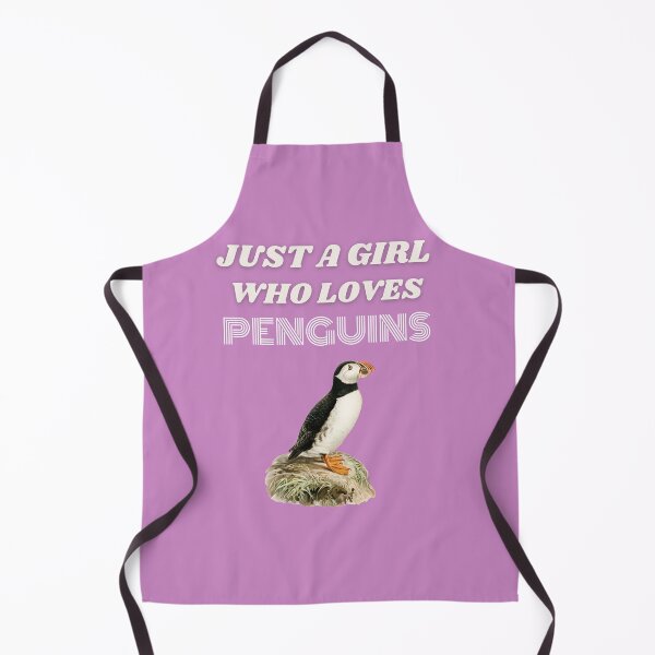 Item preview, Just a girl who loves penguins | Penguin lover | Atlantic puffin designed and sold by subtleday.