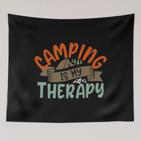 Item preview, Camping Is My Therapy designed and sold by SHOPBLOB.