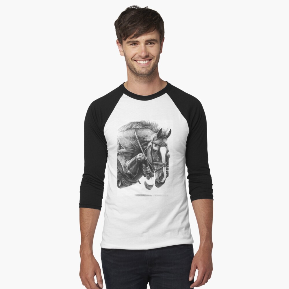 Aperçu de l'œuvre T-shirt baseball manches ¾ créée et vendue par r-henderson-art.