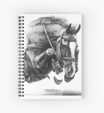 Catching Air - Showjumping Horse Spiral Notebook