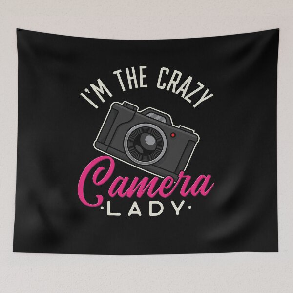 Item preview, I'm the Crazy Camera Lady designed and sold by shirtbubble.