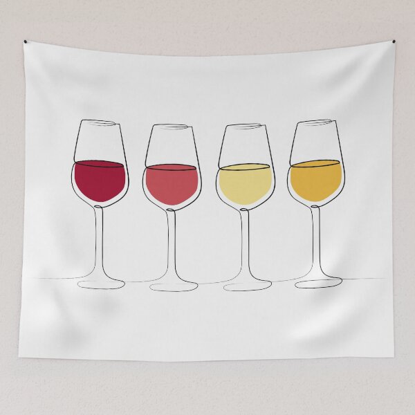 Item preview, Let's Have a Drink | One Line Art designed and sold by One-Line-Artist.