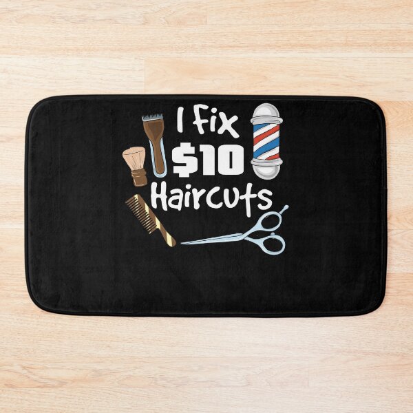Item preview, I fix 10 dollar haircuts - Funny Hairdresser designed and sold by shirtbubble.
