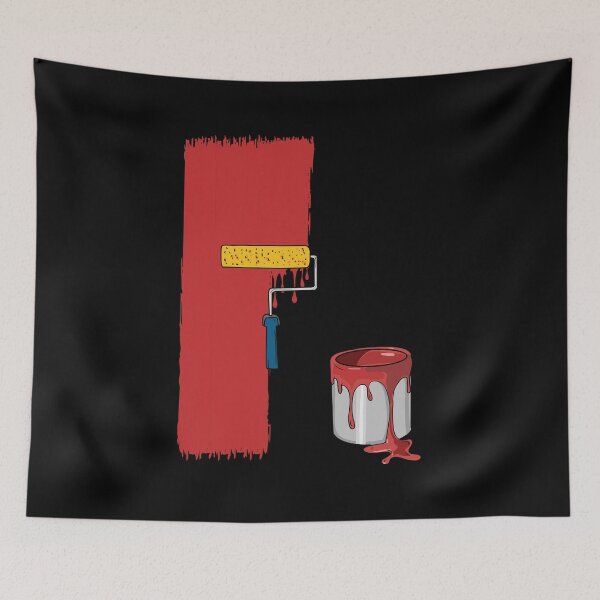 Item preview, Wall Painter Painting Red designed and sold by shirtbubble.