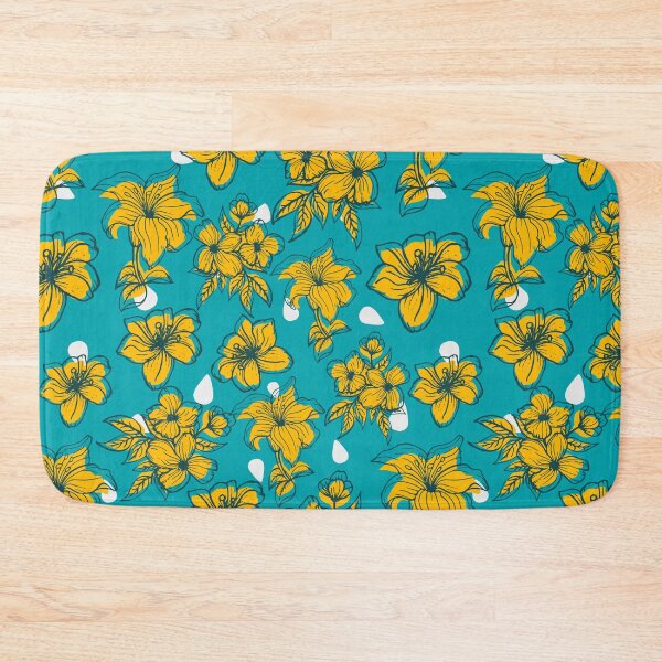 Item preview, Beautiful Yellow Flowers Pattern designed and sold by ArtistPlayStore.